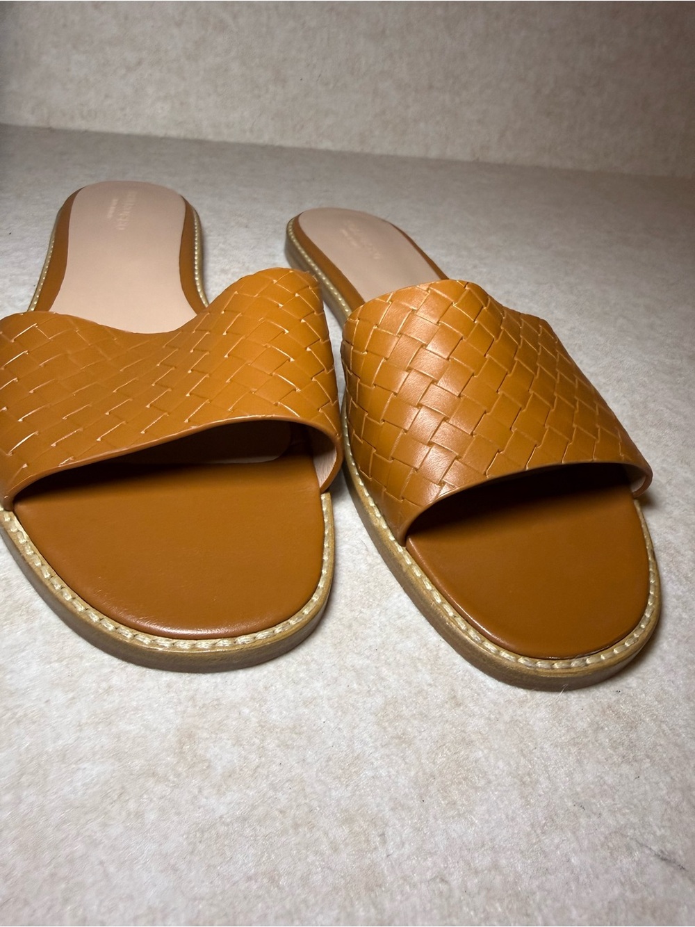 Scarosso Federica Woven Brown Leather
Sandals Made In Italy Size US 9 - Picture 3 of 6